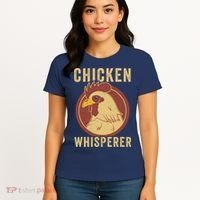 Chicken Whisperer Funny Chicken Lover Chicken Farmer Women's T-Shirt thumb 4