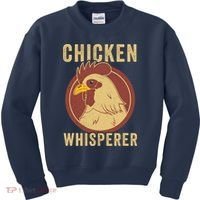 Chicken Whisperer Funny Chicken Lover Chicken Farmer Kids Sweatshirt thumb 0