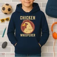Chicken Whisperer Funny Chicken Lover Chicken Farmer Kids Hoodie thumb 2