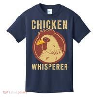 Chicken Whisperer Funny Chicken Lover Chicken Farmer Kids T-Shirt thumb 0