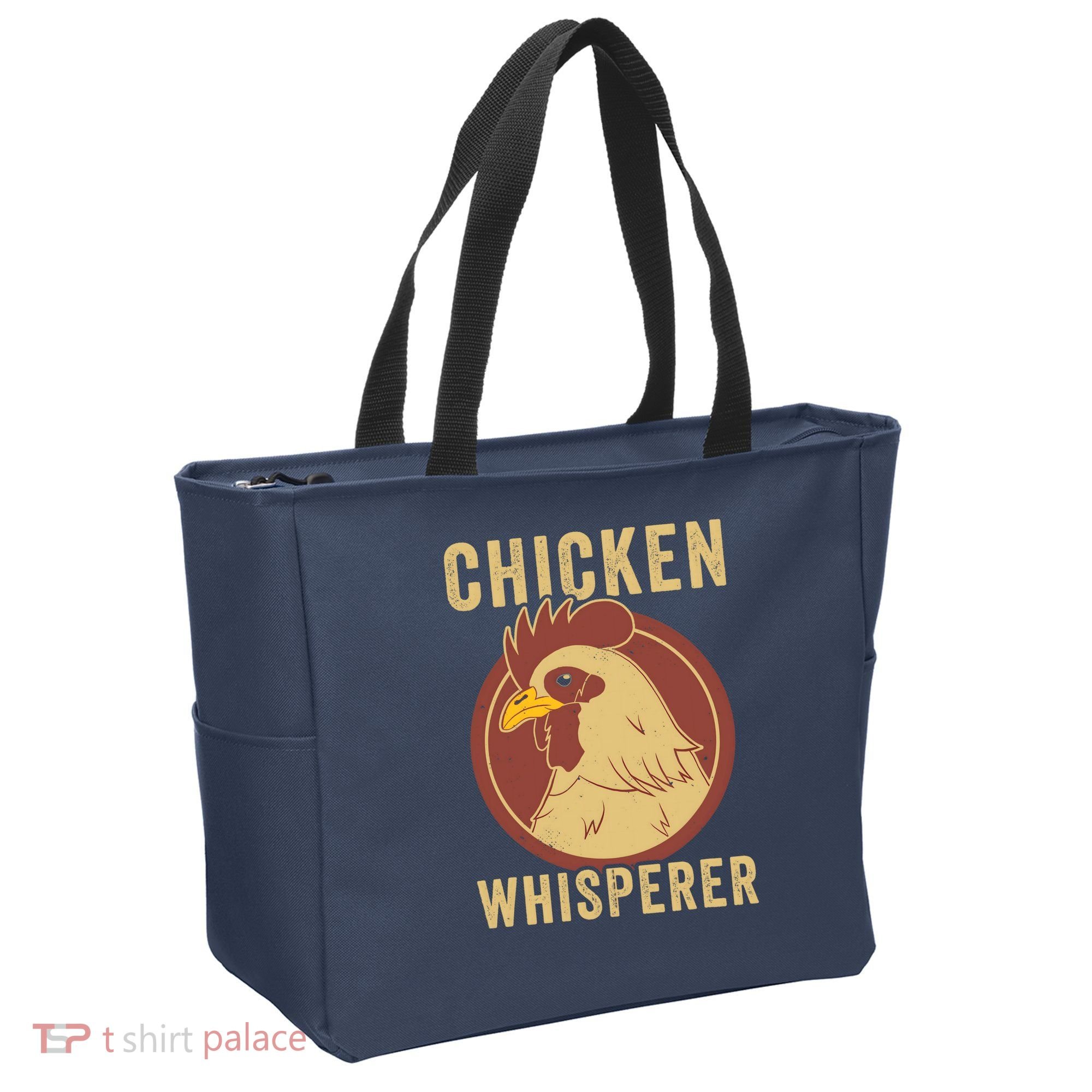 Chicken Whisperer Funny Chicken Lover Chicken Farmer Tote Bag