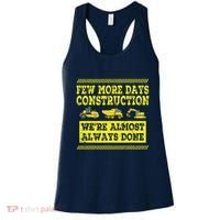 Construction Workers Few More Days Construction Company Women's Tank Top thumb 0