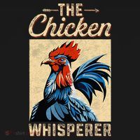 Chicken Whisperer Funny Vintage Chicken Portrait Farming Hen T-Shirt thumb 7