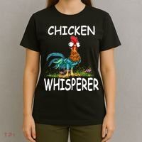 Chicken Whisperer Funny Chicken Tee For Farmers T-Shirt thumb 4