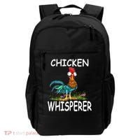 Chicken Whisperer Funny Chicken Tee For Farmers Backpack thumb 0