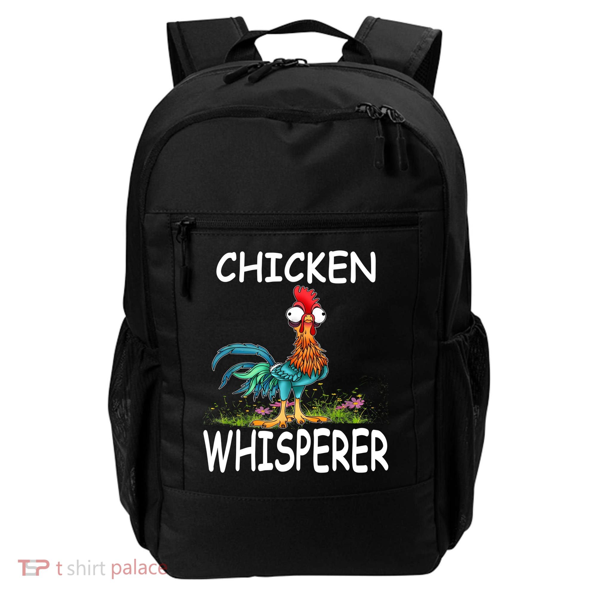 Chicken Whisperer Funny Chicken Tee For Farmers Backpack