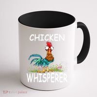 Chicken Whisperer Funny Chicken Tee For Farmers Coffee Mug thumb 1
