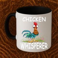 Chicken Whisperer Funny Chicken Tee For Farmers Coffee Mug thumb 2