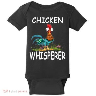 Chicken Whisperer Funny Chicken Tee For Farmers Baby Bodysuit