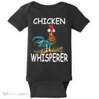 Chicken Whisperer Funny Chicken Tee For Farmers Baby Bodysuit thumb 0