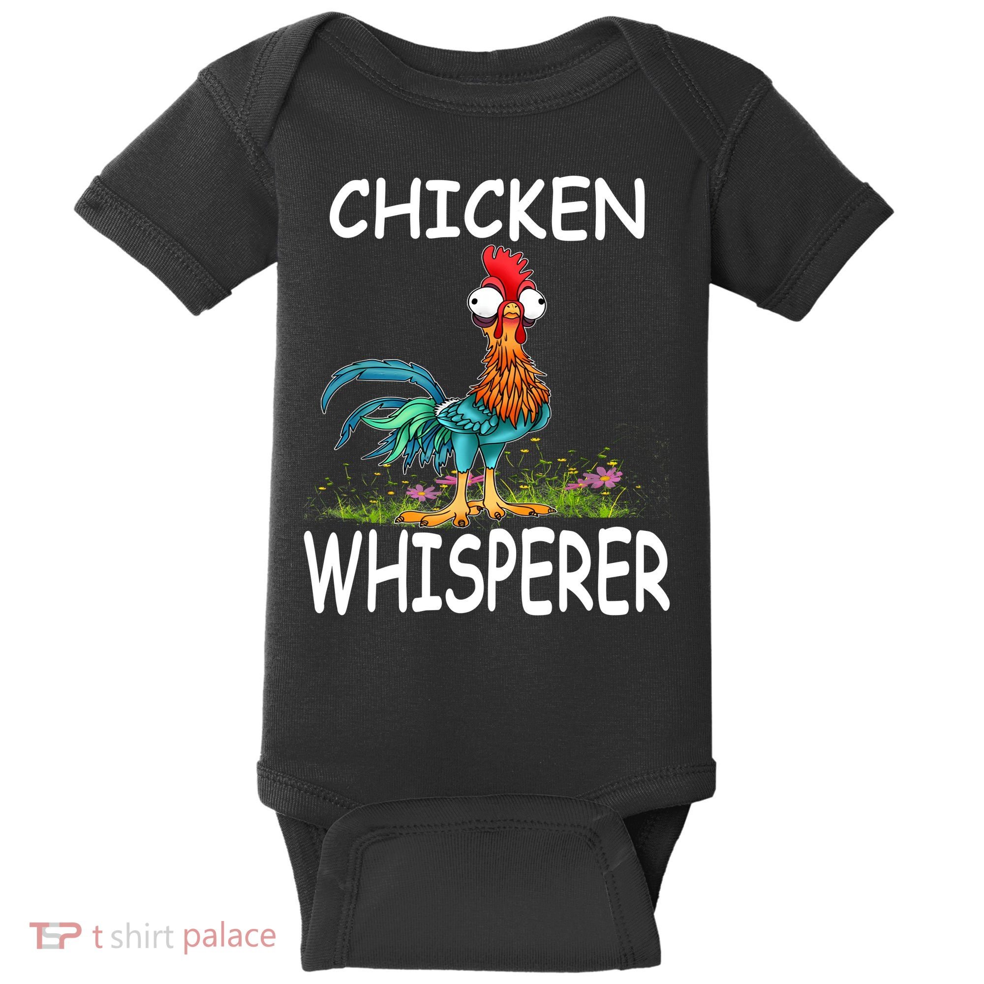 Chicken Whisperer Funny Chicken Tee For Farmers Baby Bodysuit