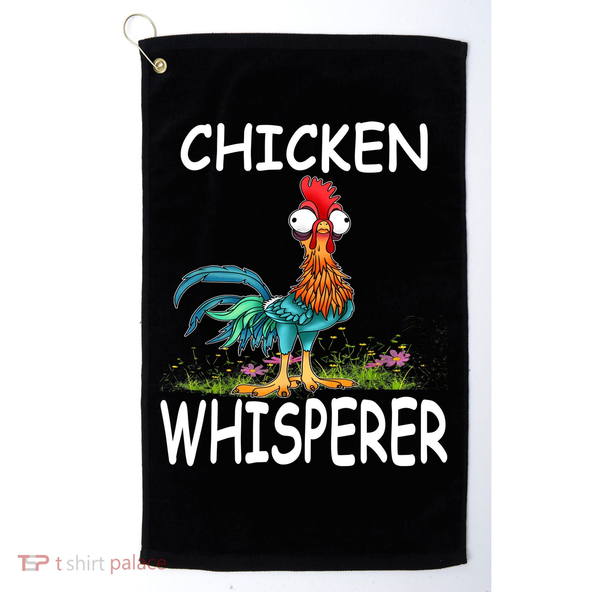 Chicken Whisperer Funny Chicken Tee For Farmers Golf Towel