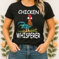 Chicken Whisperer Funny Chicken Tee For Farmers Women's T-Shirt thumb 2