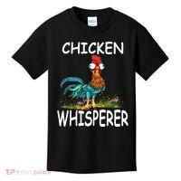 Chicken Whisperer Funny Chicken Tee For Farmers Kids T-Shirt thumb 0