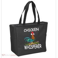 Chicken Whisperer Funny Chicken Tee For Farmers Tote Bag thumb 2