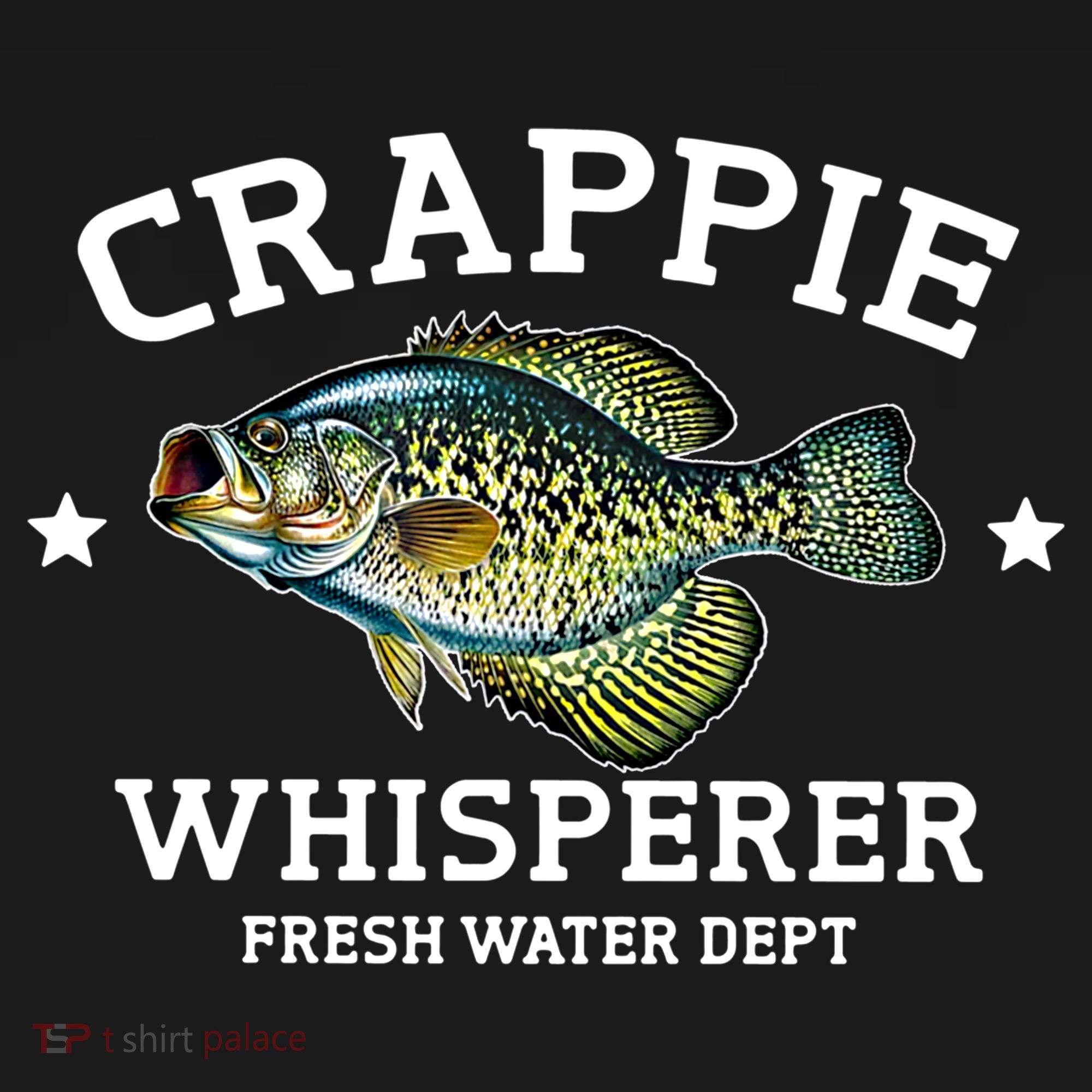 Crappie Whisperer Fresh Water Dept Funny Love Fishing Gift Ornament