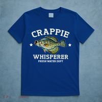 Crappie Whisperer Fresh Water Dept Funny Love Fishing Gift T-Shirt thumb 5