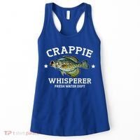 Crappie Whisperer Fresh Water Dept Funny Love Fishing Gift Women's Tank Top thumb 0