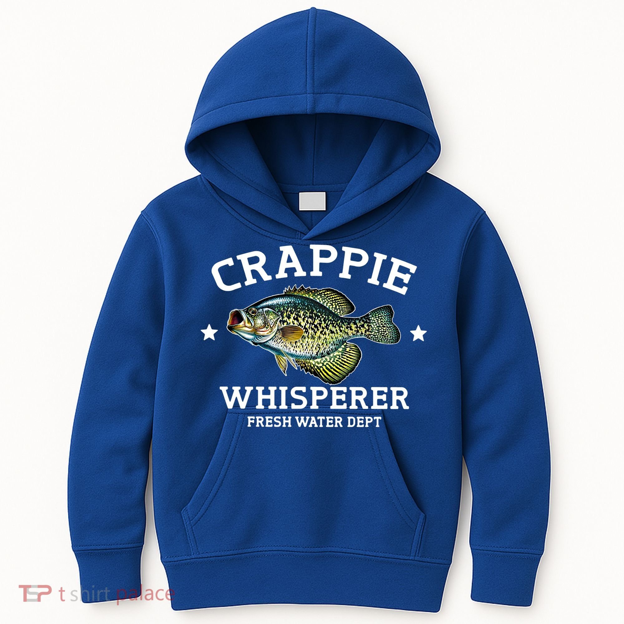 Crappie Whisperer Fresh Water Dept Funny Love Fishing Gift Kids Hoodie