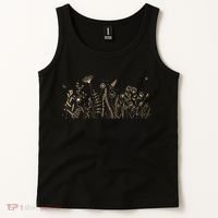 Cute Wildflowers Floral Nature Doodle Tank Top thumb 2