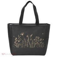 Cute Wildflowers Floral Nature Doodle Tote Bag thumb 0