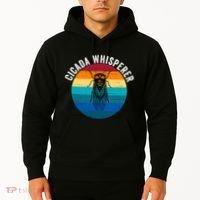 Cicada Whisperer Funny Cicada Nature Lover Cicada Emergence Bug Enthusiast Hoodie thumb 2