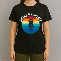 Cicada Whisperer Funny Cicada Nature Lover Cicada Emergence Bug Enthusiast T-Shirt thumb 4