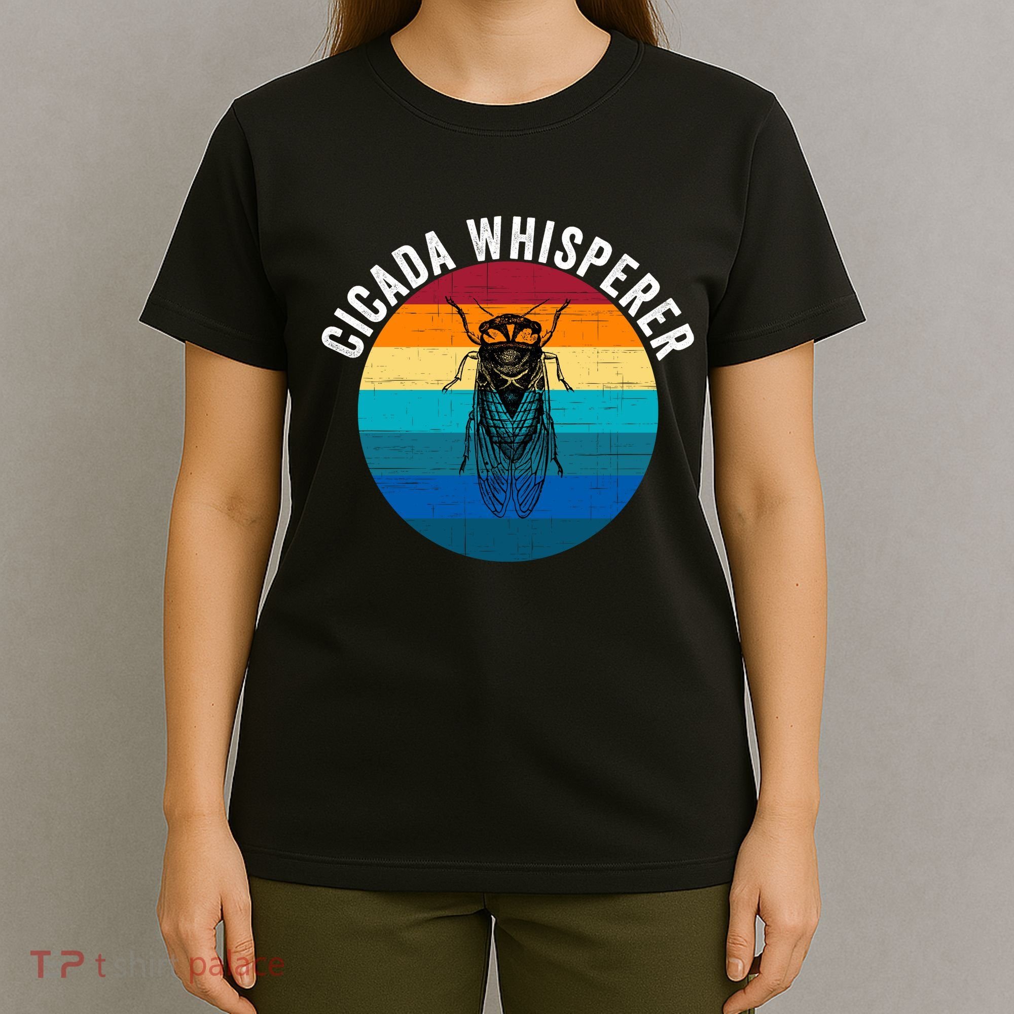 Cicada Whisperer Funny Cicada Nature Lover Cicada Emergence Bug Enthusiast T-Shirt