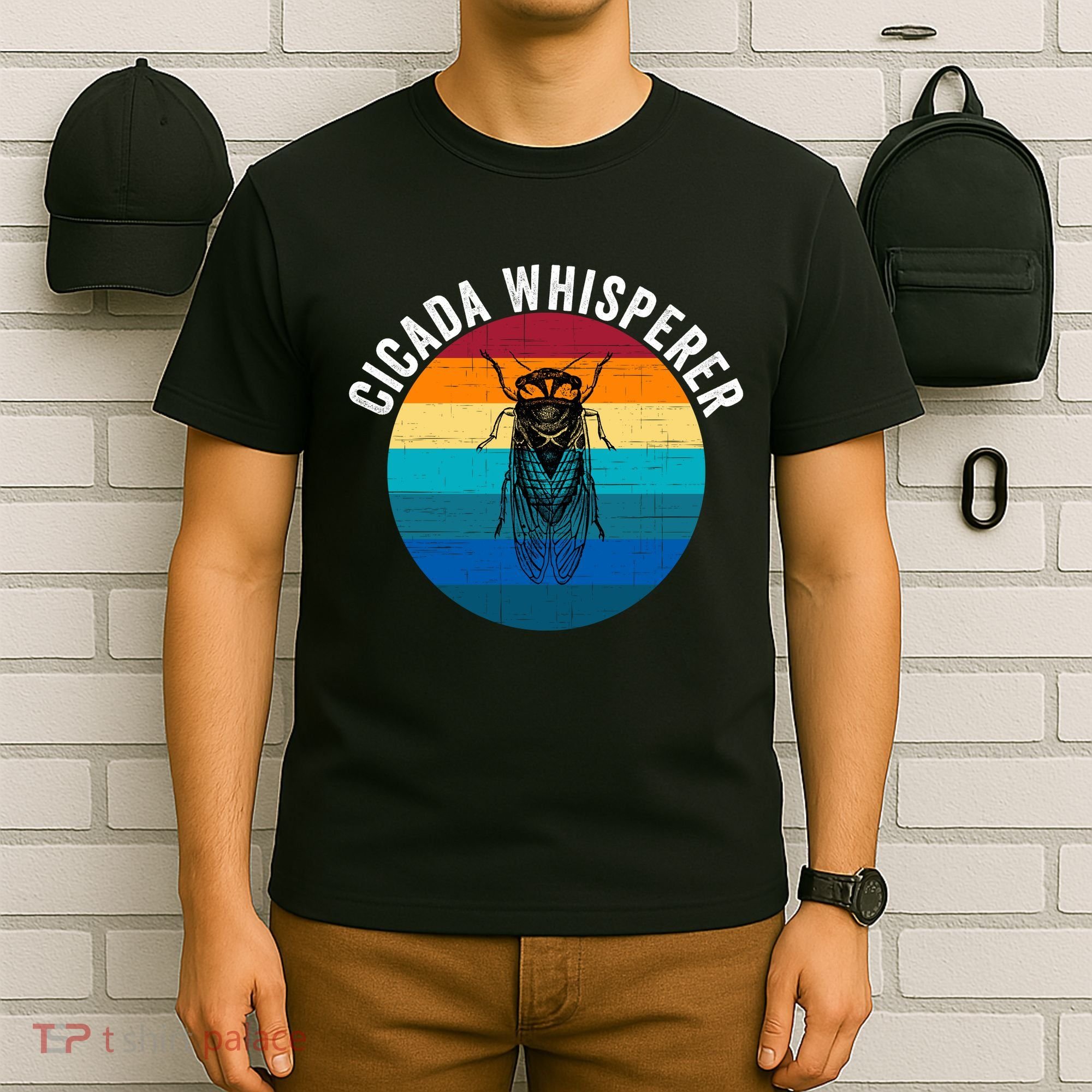 Cicada Whisperer Funny Cicada Nature Lover Cicada Emergence Bug Enthusiast T-Shirt