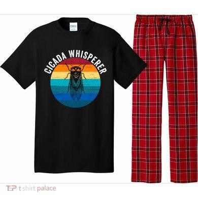 Cicada Whisperer Funny Cicada Nature Lover Cicada Emergence Bug Enthusiast Pajama Set