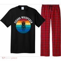 Cicada Whisperer Funny Cicada Nature Lover Cicada Emergence Bug Enthusiast Pajama Set thumb 0