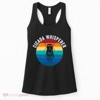 Cicada Whisperer Funny Cicada Nature Lover Cicada Emergence Bug Enthusiast Women's Tank Top thumb 0