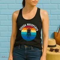 Cicada Whisperer Funny Cicada Nature Lover Cicada Emergence Bug Enthusiast Women's Tank Top thumb 2