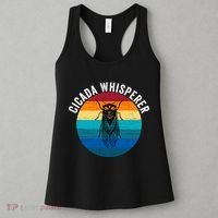 Cicada Whisperer Funny Cicada Nature Lover Cicada Emergence Bug Enthusiast Women's Tank Top thumb 3