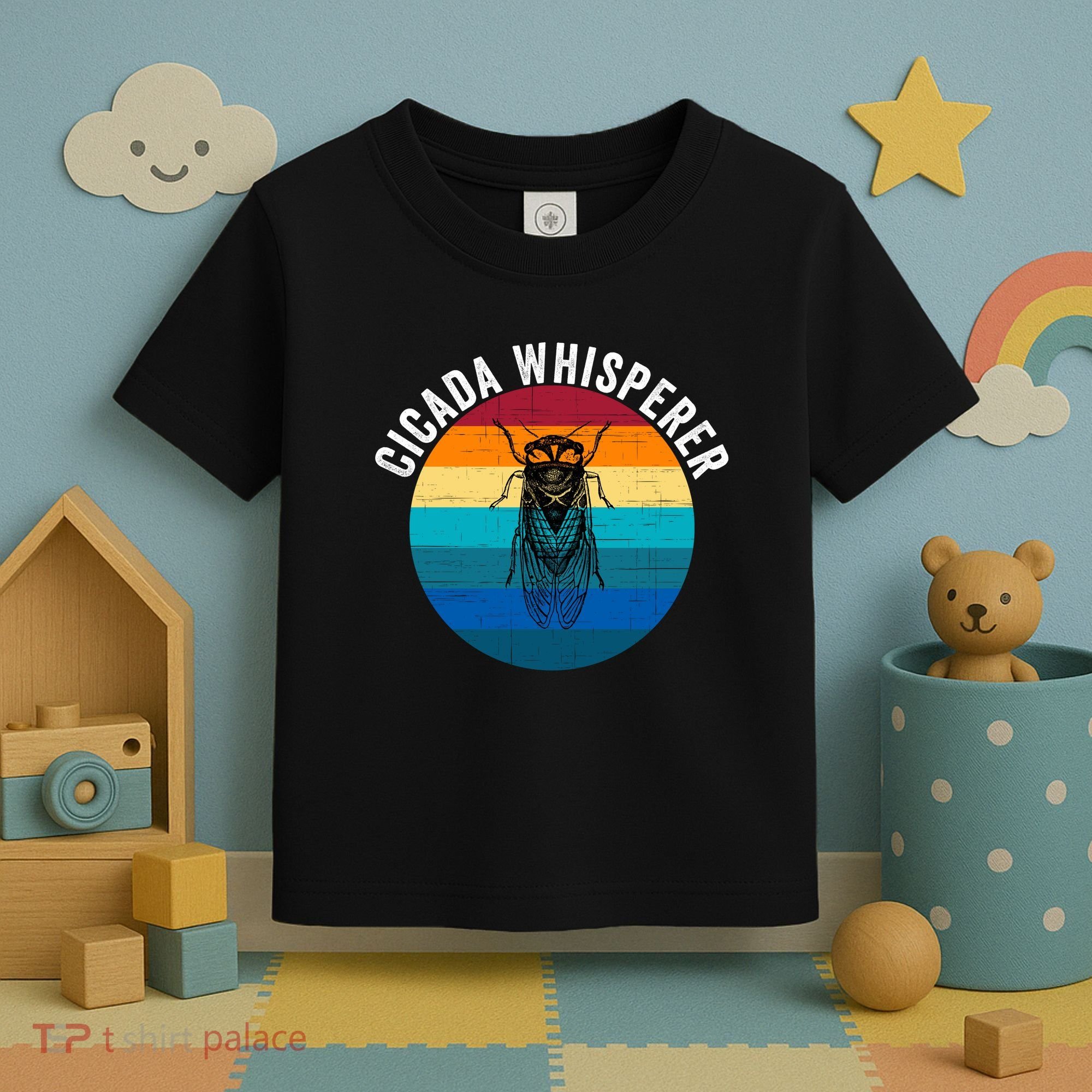 Cicada Whisperer Funny Cicada Nature Lover Cicada Emergence Bug Enthusiast Toddler T-Shirt