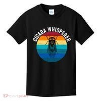 Cicada Whisperer Funny Cicada Nature Lover Cicada Emergence Bug Enthusiast Kids T-Shirt thumb 0
