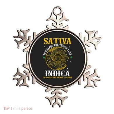 Cannabis Weed Fun Sativa To Change The Things I Can Indica Ornament