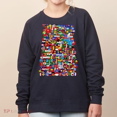 Countryballs World Flags Women's Sweatshirt