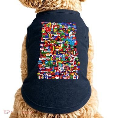 Countryballs World Flags Doggie Tank