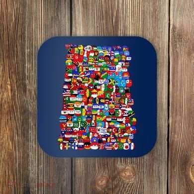 Countryballs World Flags Coaster