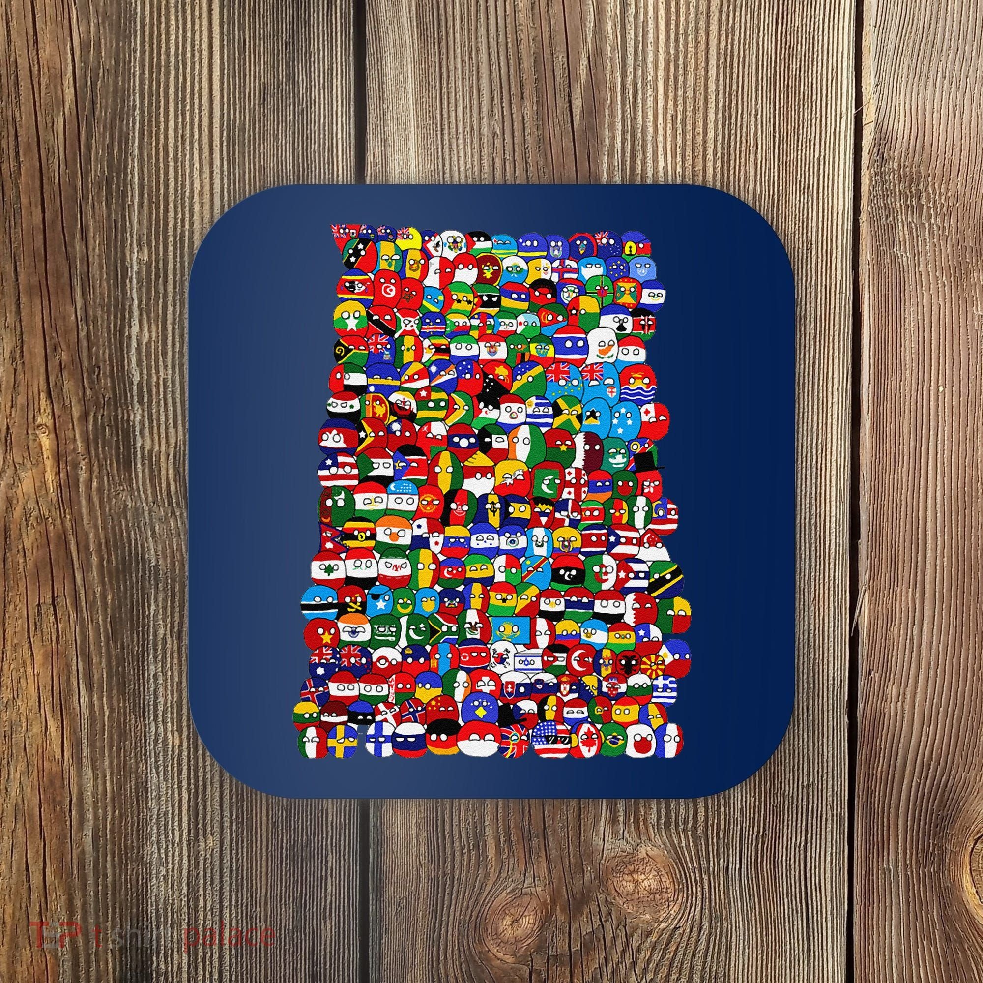 Countryballs World Flags Coaster