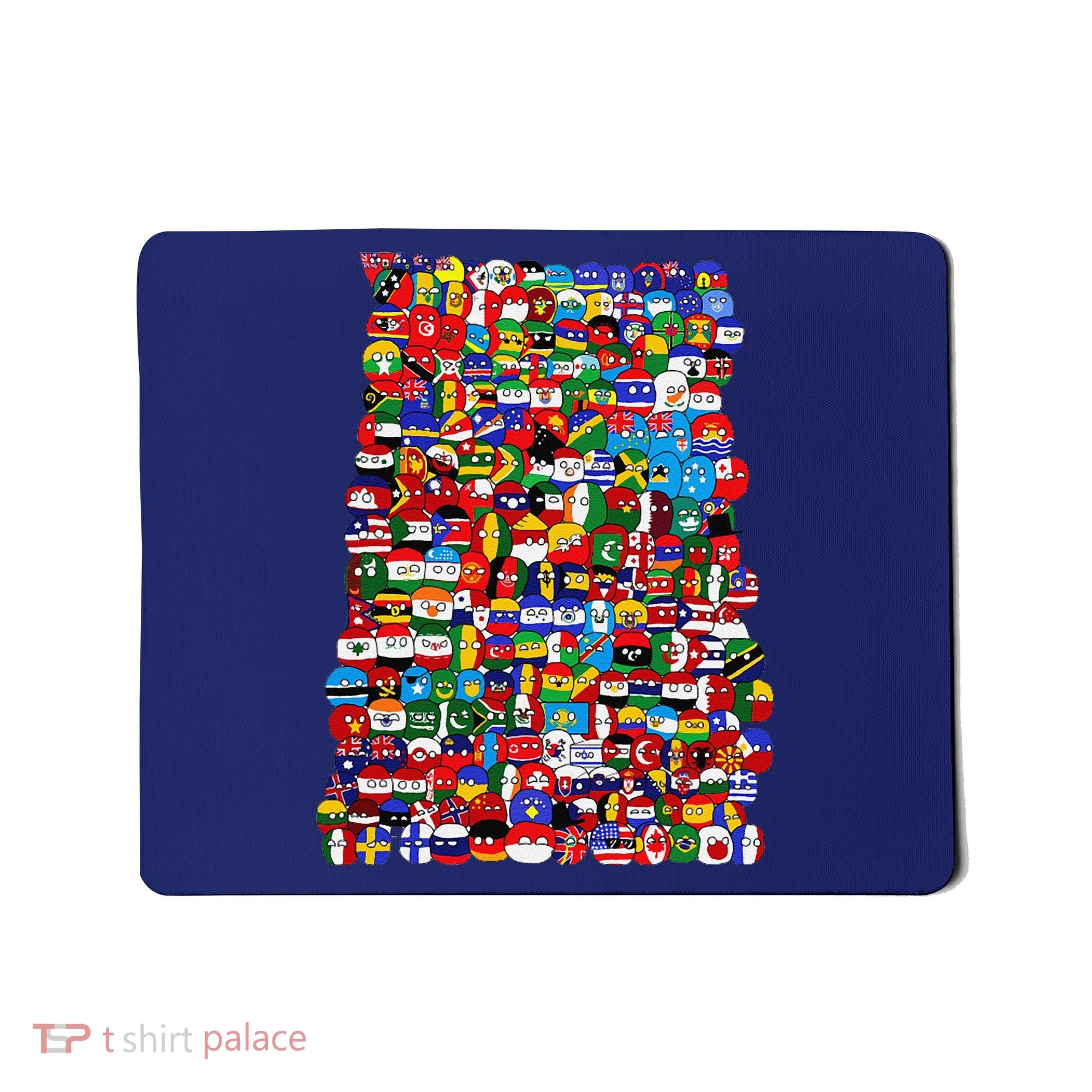 Countryballs World Flags Mousepad