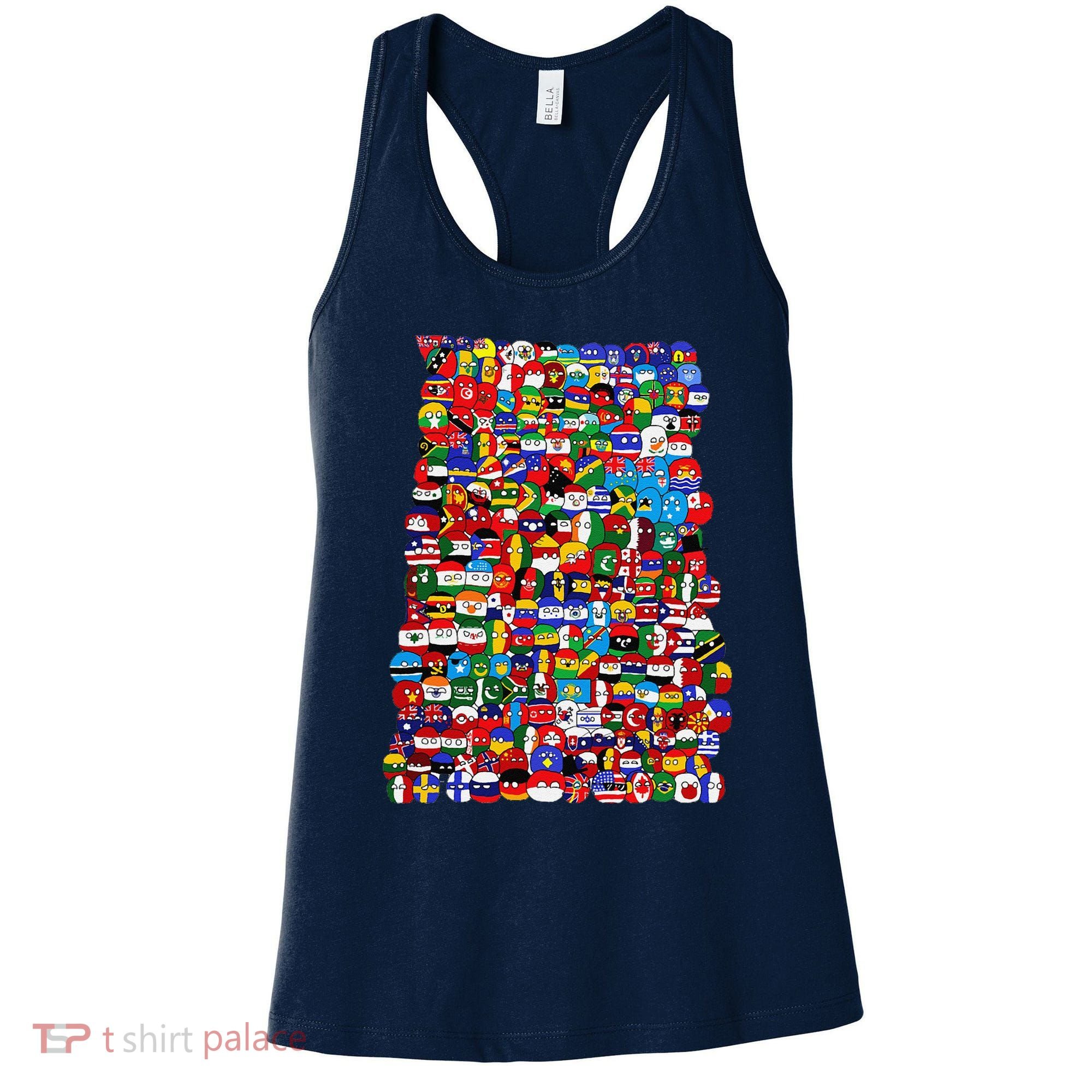 Countryballs World Flags Women's Tank Top