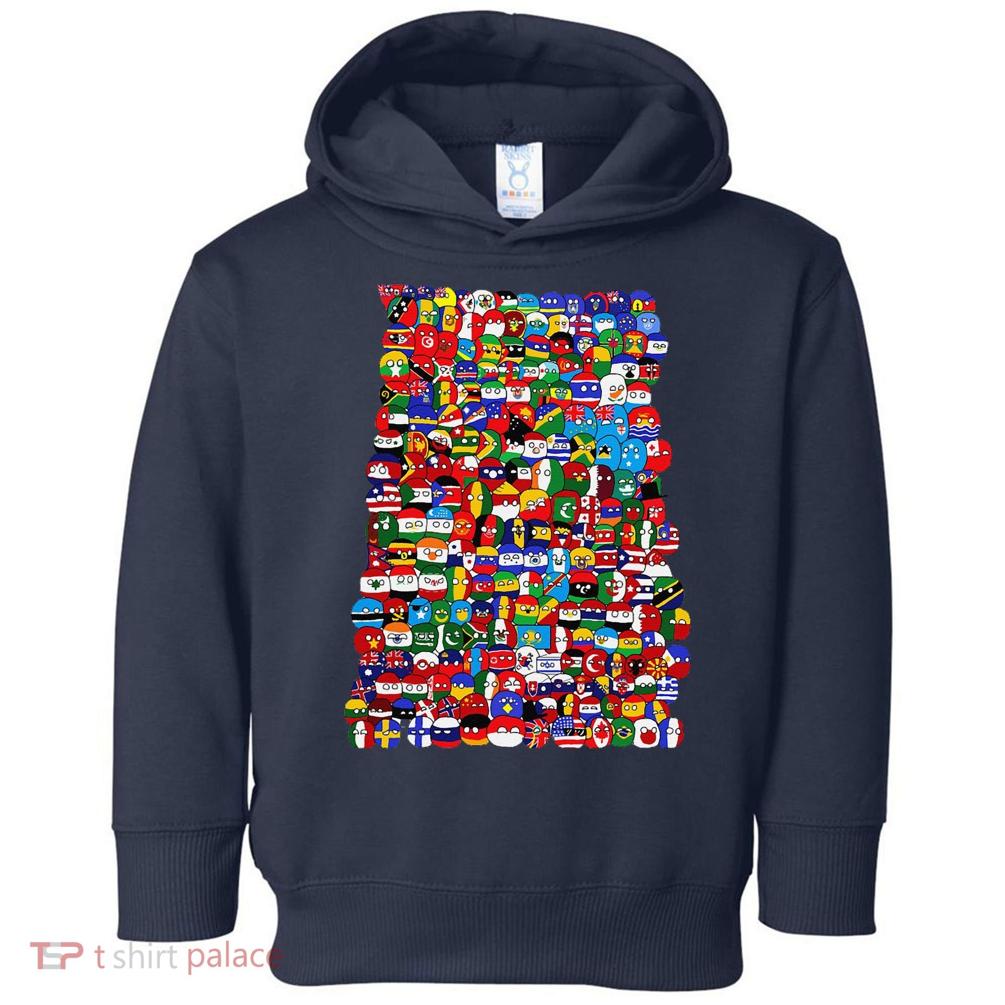 Countryballs World Flags Toddler Hoodie