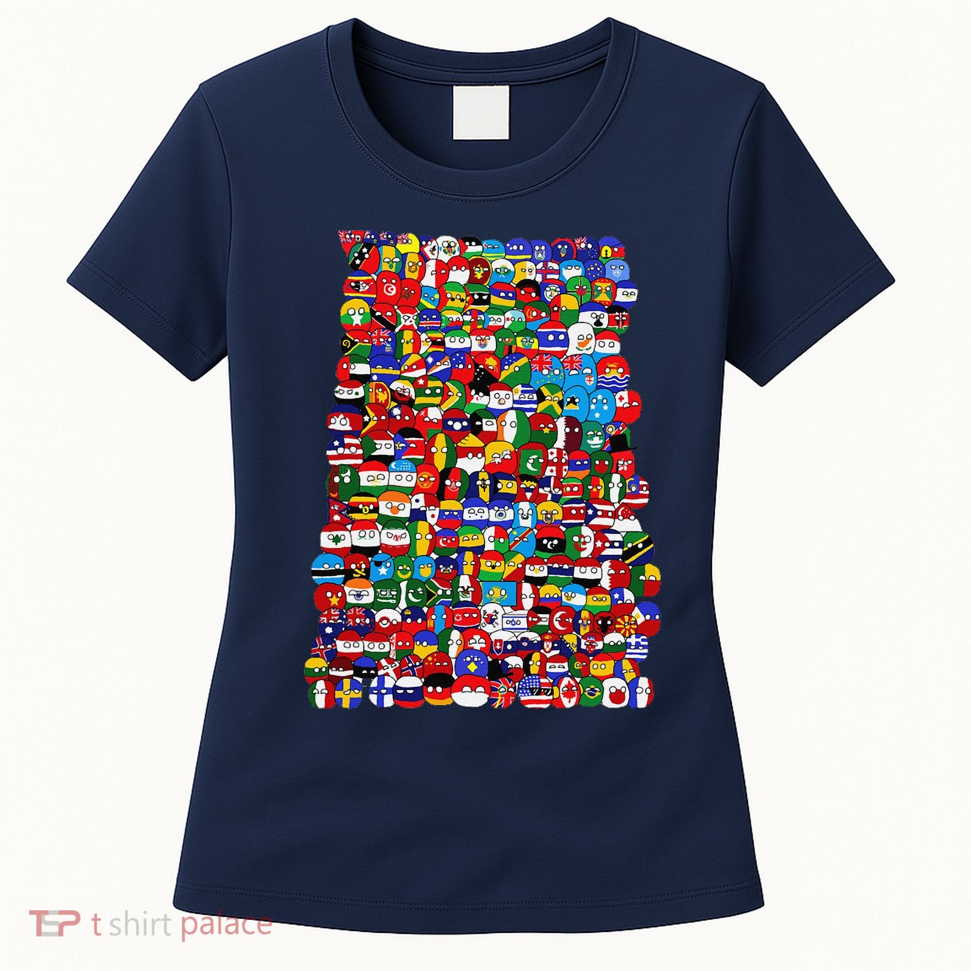 Countryballs World Flags Women's T-Shirt