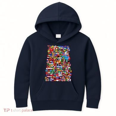 Countryballs World Flags Kids Hoodie
