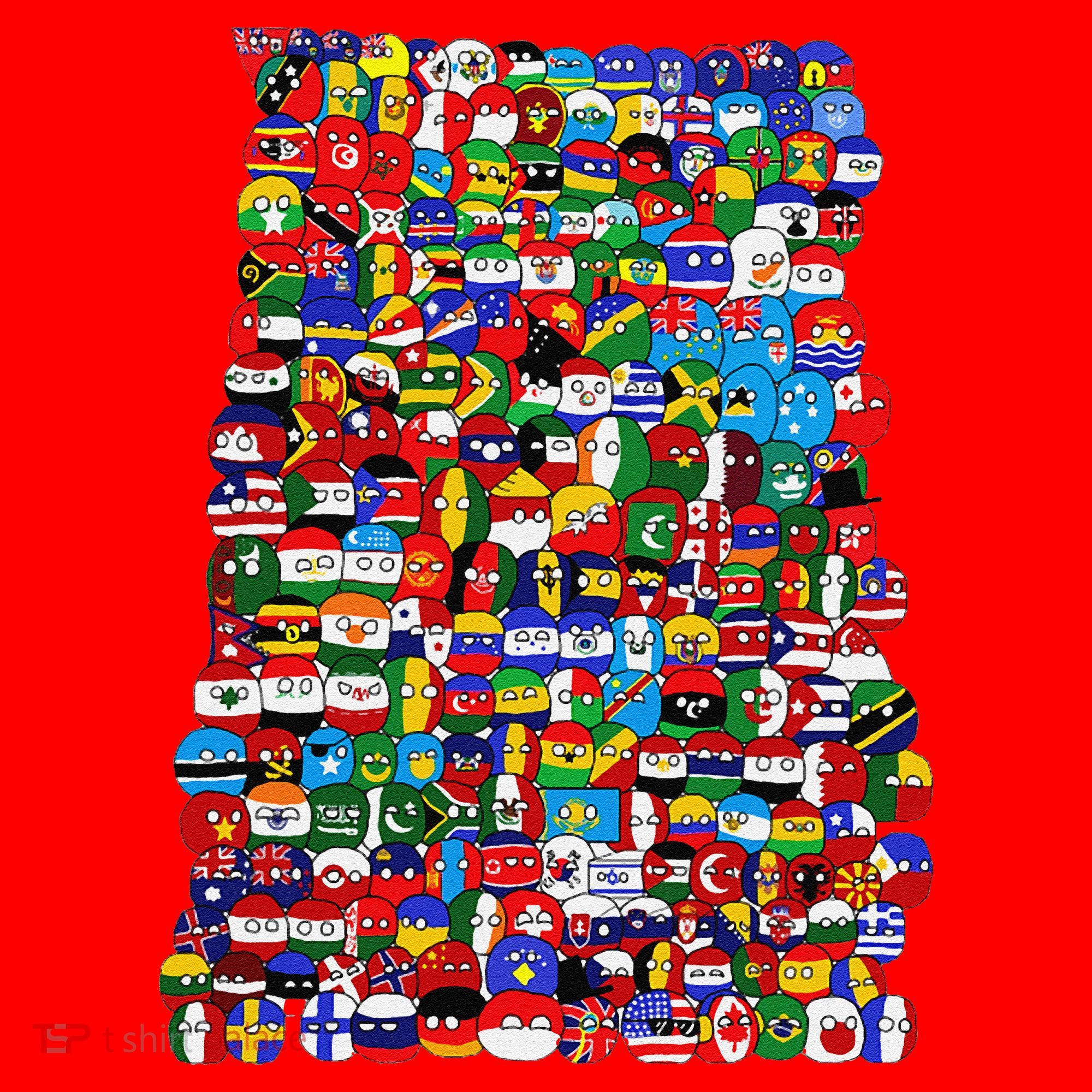 Countryballs World Flags Santa Hat