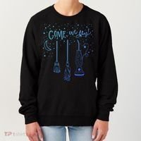 Come We Fly Halloween Hocus Fall Party Cute Gift Women's Sweatshirt thumb 0
