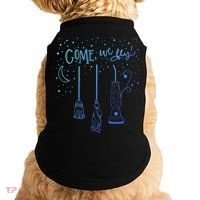 Come We Fly Halloween Hocus Fall Party Cute Gift Doggie Tank thumb 0