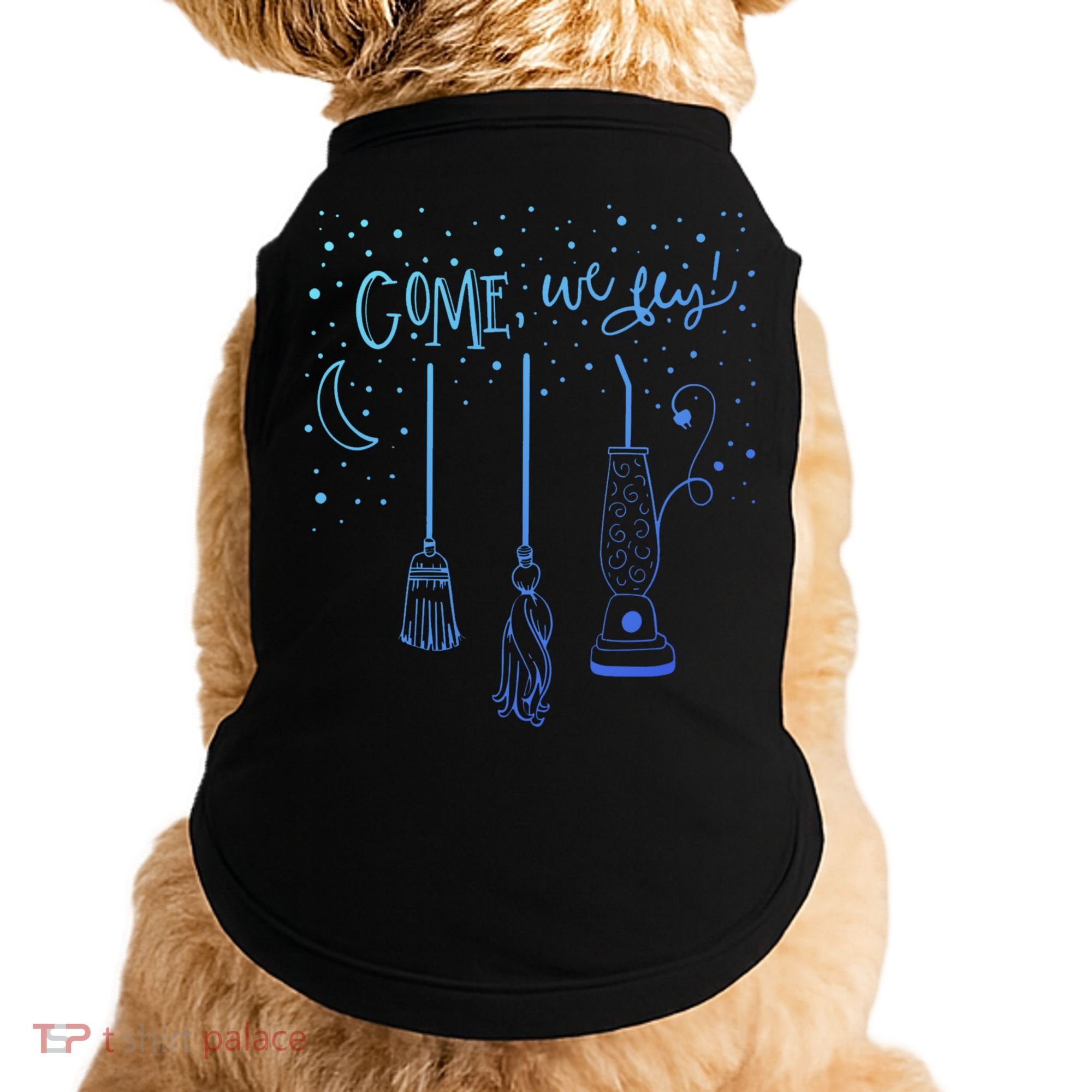Come We Fly Halloween Hocus Fall Party Cute Gift Doggie Tank